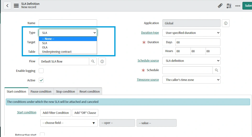 Types of SLA in SLA Definition Types of SLA in SLA Definition