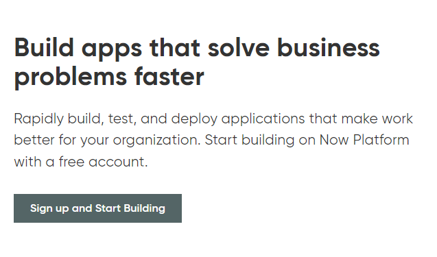 Picture1 Personal developer instance in ServiceNow