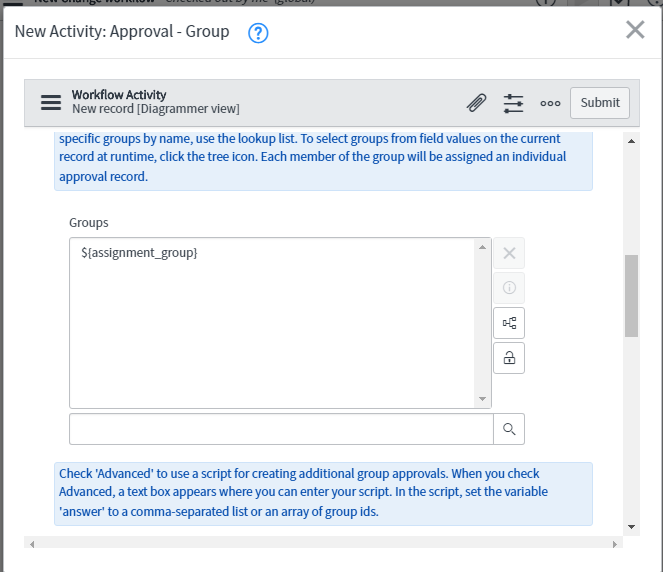 Approvals in ServiceNow Emergys