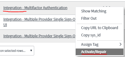 Integration – Multifactor Authentication