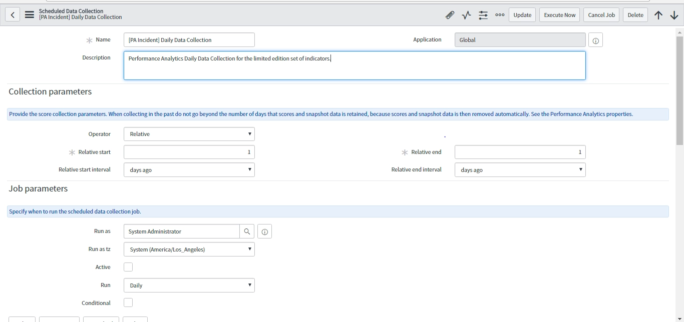 Performance Analytics in ServiceNow and its features