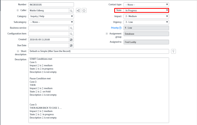Simple Vs Default SLA condition Rules
