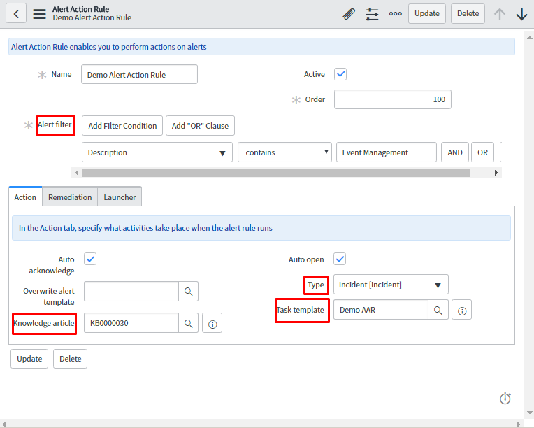 ServiceNow Event Management